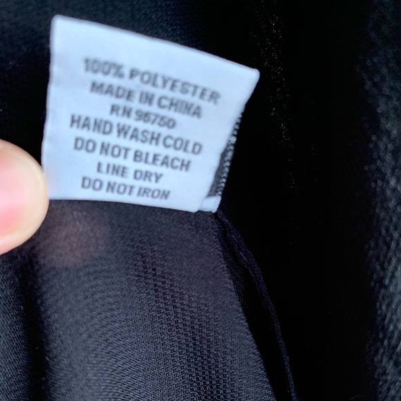 Jessica McClintock sheer duster/coverup, black, NWOT - Picture 6 of 6